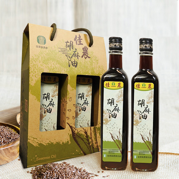 胡麻油禮盒(二入裝)